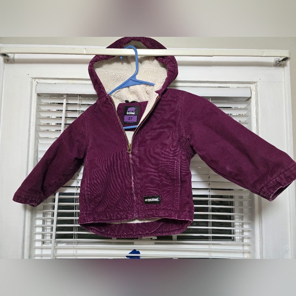 Berne Sherpa-Lined Softstone Hooded Coat